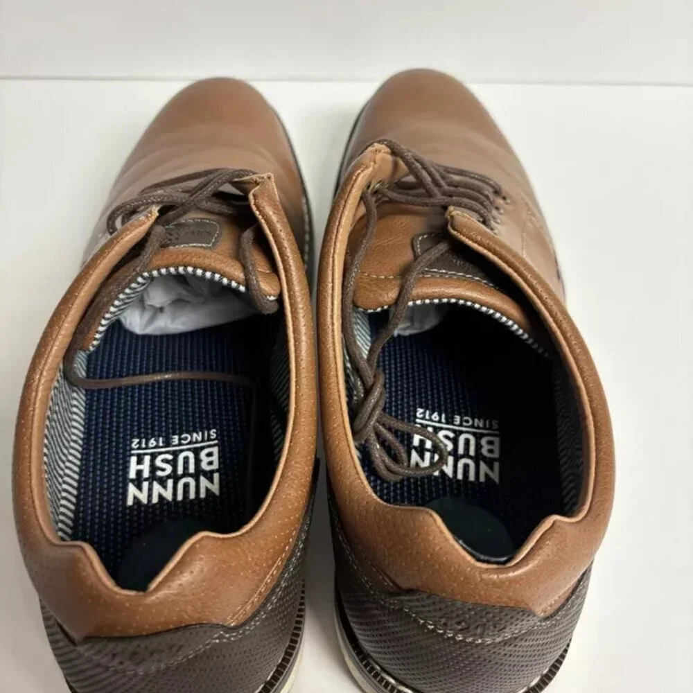 Nunn Bush Men’s Hyde II Plain Toe Oxford Brown, Size 11 M